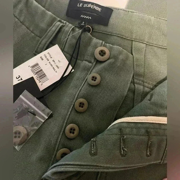 Le Superbe Kush Amalgram Pant Cargo Utility Army Green Size 2 NWT - Picture 6 of 10